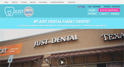 Desktop Screenshot of justdentaltx.com